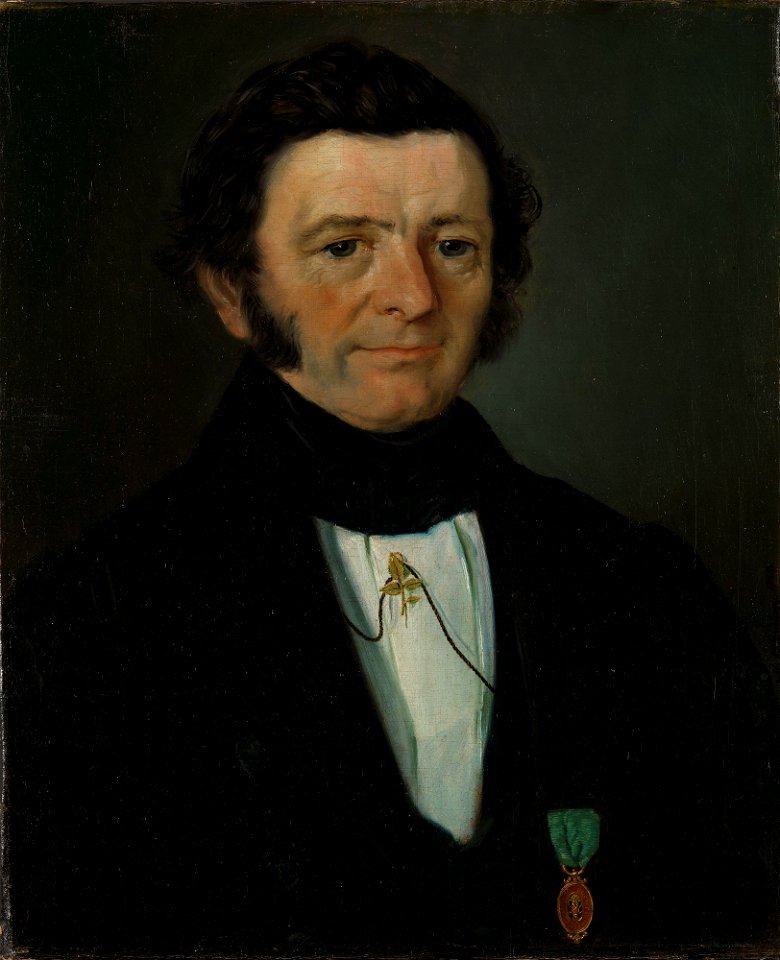 Matthias Stoltenberg - Portrait of County Court Judge Andreas Boghart Richter - NG.M.04167 - National Museum of Art, Architecture and Design