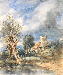 John Constable - Stoke Poges Church - Google Art Project