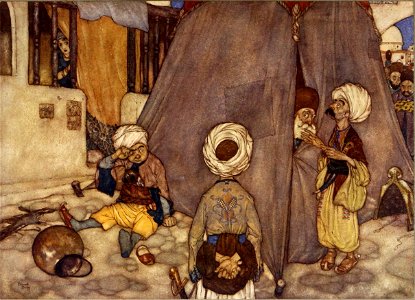Stories from the Arabian nights - London 1907 - plate 14