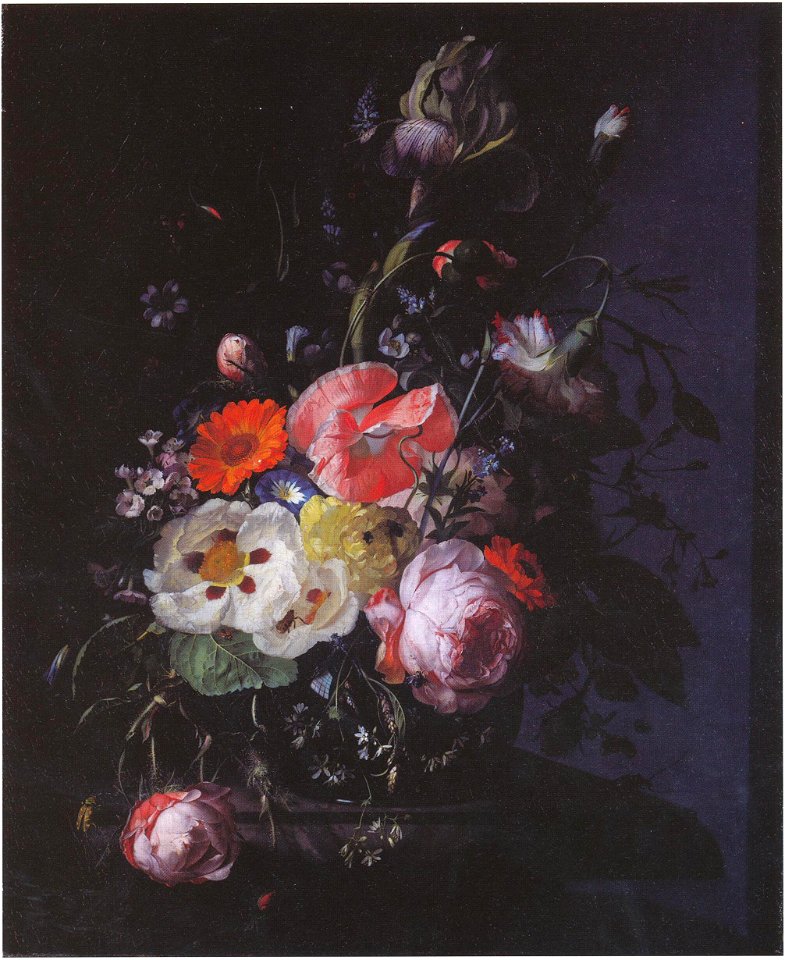 Still Life with Flowers on a Marble Tabletop 1716 Rachel Ruysch