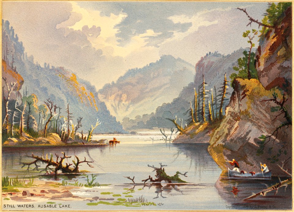 Still Waters, Ausable Lake 2 (Boston Public Library)