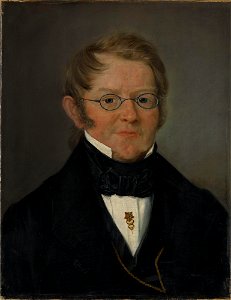 Matthias Stoltenberg - Portrait of County Court Judge Jens C. Delphin - NG.M.01024a - National Museum of Art, Architecture and Design