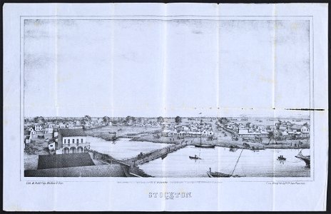 Stockton ; June 1st, 1852 - - Lith. & publd. by Britton & Rey, corn. Montgry. & Cala. Sts., San Francisco. LCCN2011661851