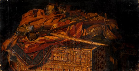 Stillleben mit orientalischen Waffen