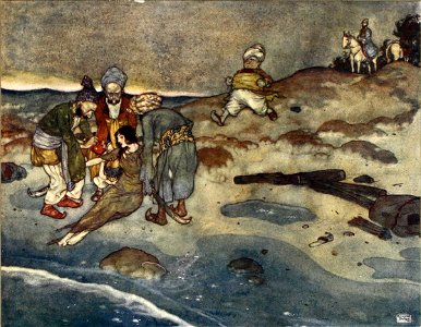 Stories from the Arabian nights - London 1907 - plate 45