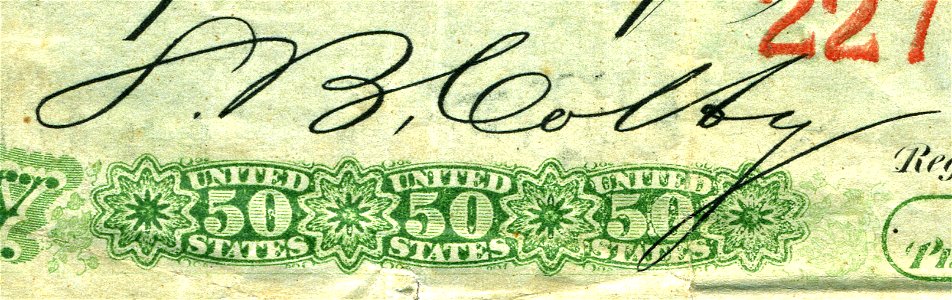 Stoddard B. Colby (Engraved Signature)