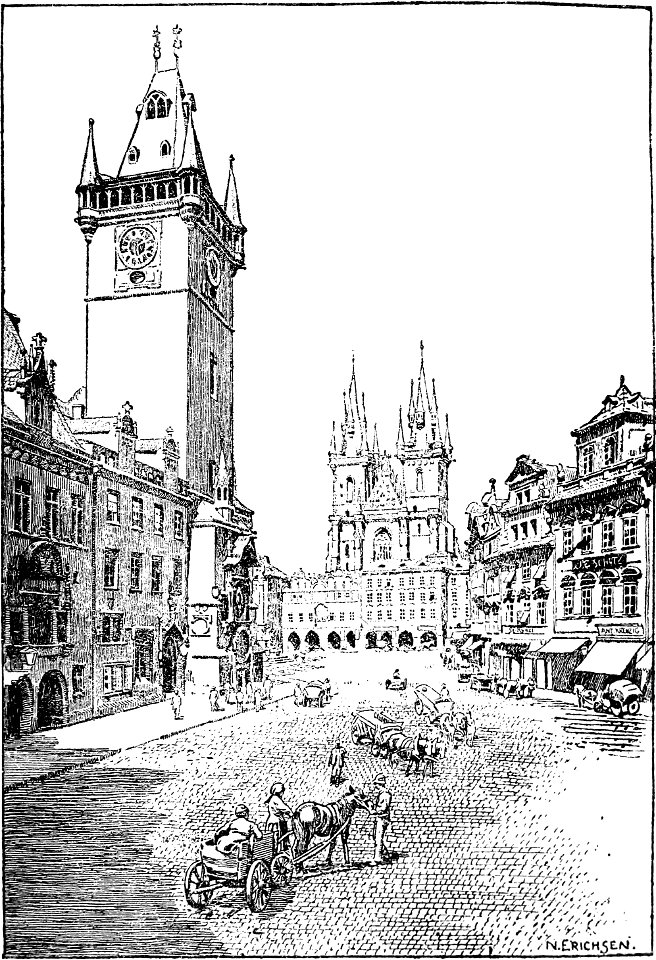Story of Prague (1920), Old Town Square