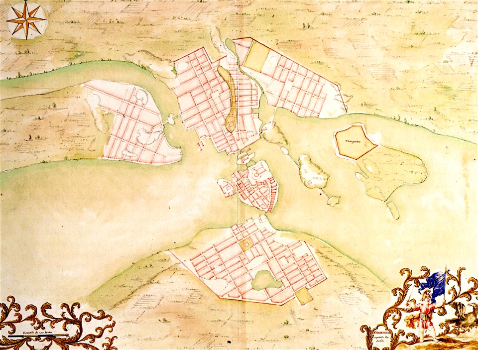 Stockholm Cappitale de Suède 1650