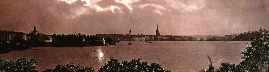 Stockholm från Kungsholmen 1870