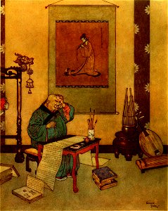 Stories from Hans Andersen - Edmund Dulac color plate at page 101
