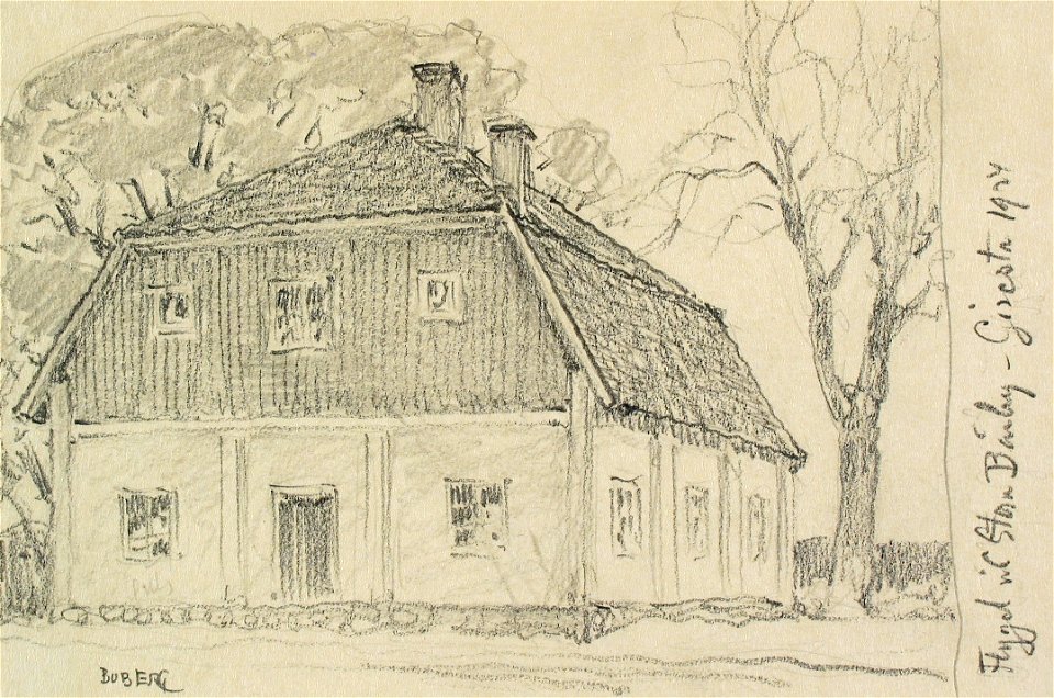 Stora Bärby flygel, Boberg 1924