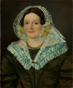 Matthias Stoltenberg - Portrait of Ellen Sophie Richter, b. Bernhoft - NG.M.04168 - National Museum of Art, Architecture and Design