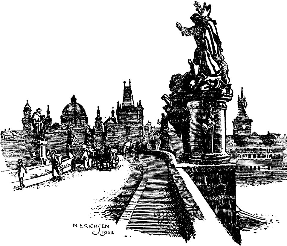 Story of Prague (1920), Charles Bridge 2
