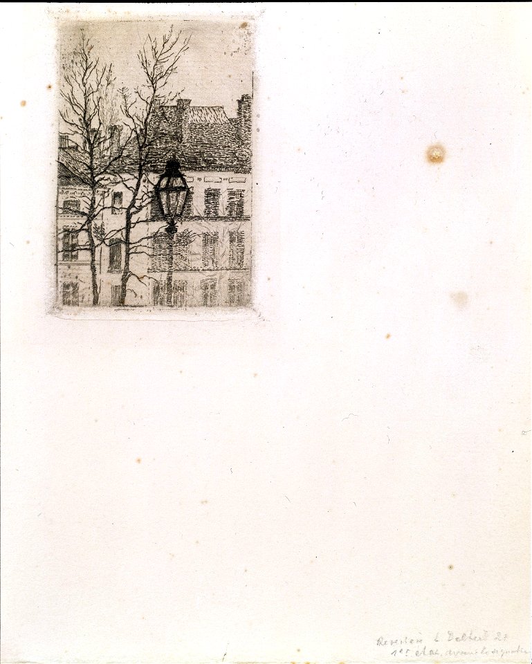 Straatlantaarn, James Ensor, MSK Gent, 1998-B-21-1 T(21)