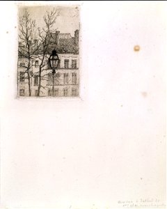 Straatlantaarn, James Ensor, MSK Gent, 1998-B-21-1 T(21)