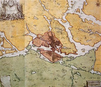 Stockholms stads belägenhet 1750