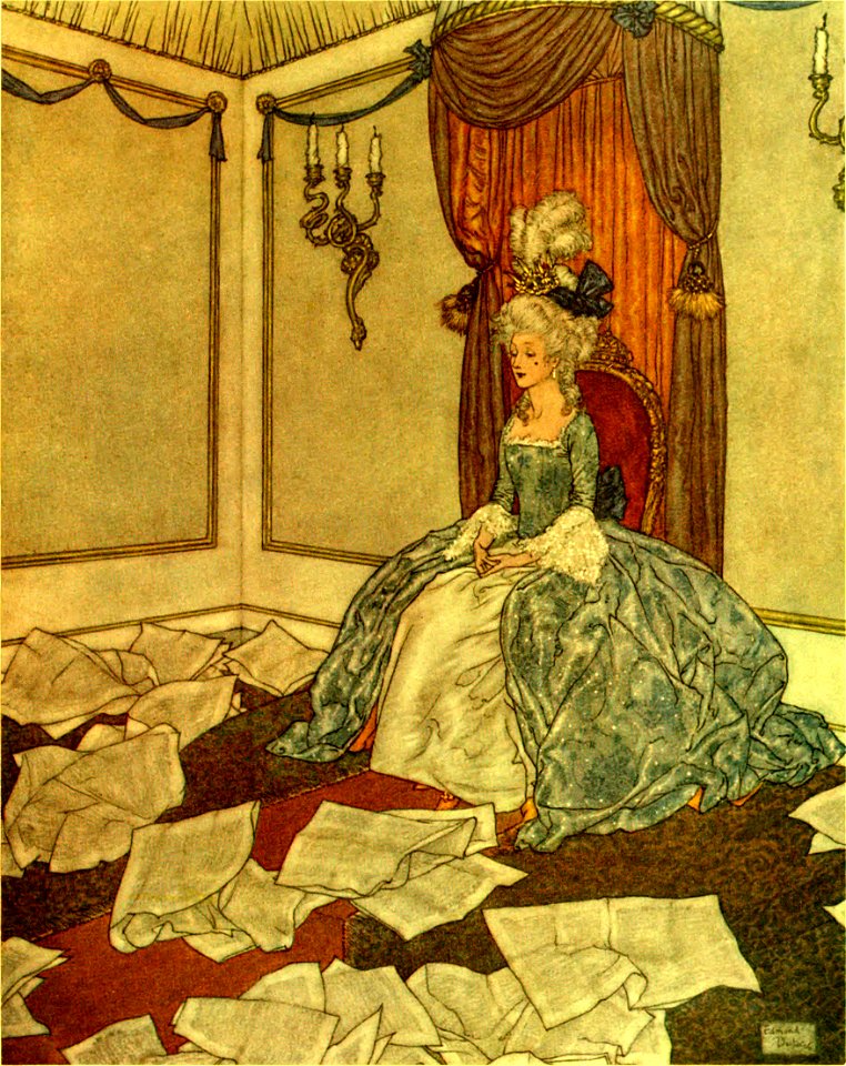 Stories from Hans Andersen - Edmund Dulac color plate at page 037