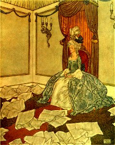 Stories from Hans Andersen - Edmund Dulac color plate at page 037