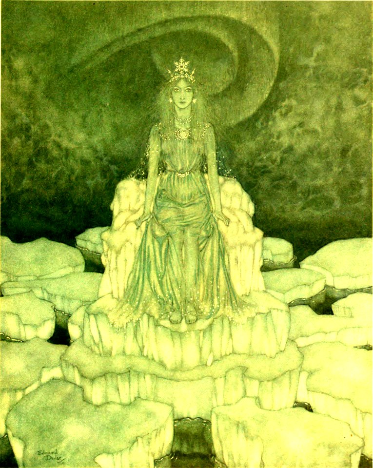 Stories from Hans Andersen - Edmund Dulac color plate at page 071