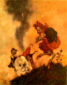 Stories from Hans Andersen - Edmund Dulac color plate at page 005