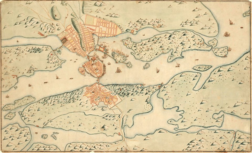 Stockholm med omgivning 1640-1642