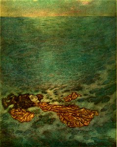 Stories from Hans Andersen - Edmund Dulac color plate at page 199