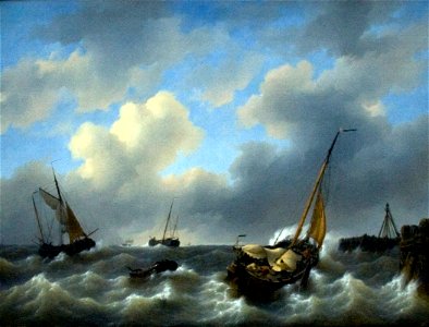 Storm on the Zuiderzee at Medemblik