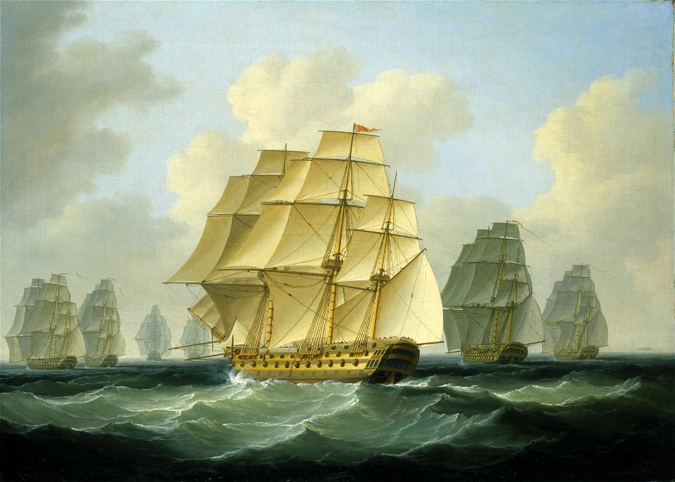 Strachan's Action after Trafalgar, 4 November 1805 RMG BHC0573