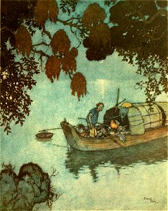 Stories from Hans Andersen - Edmund Dulac color plate at page 081
