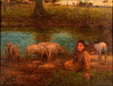 Edward Stott - Trees, a shady boon for simple sheep