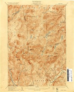 Stony Creek New York USGS topo map 1908