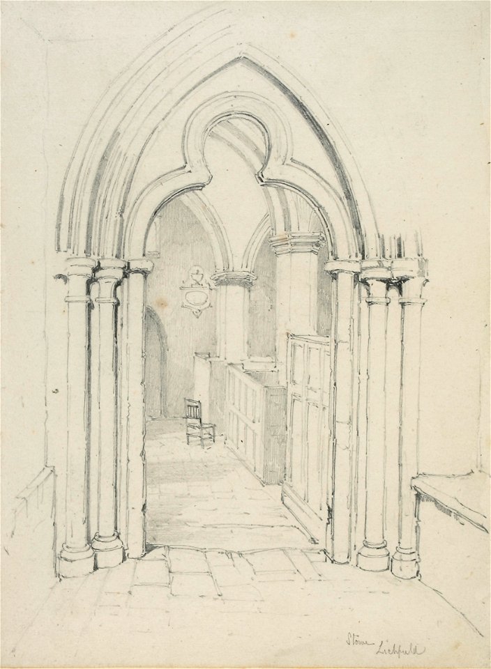 Lines family sketchbook - Stowe, Lichfield