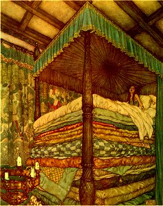Stories from Hans Andersen - Edmund Dulac illustration at frontispiece