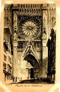 Strasbourg n° 3 Façade de la Cathédrale