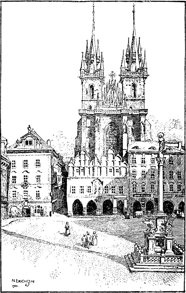 Story of Prague (1920), Týn Church