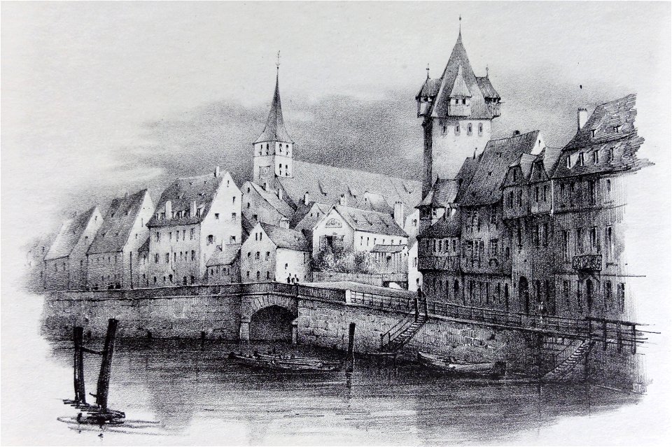 Strasbourg Goldenthurm 1860