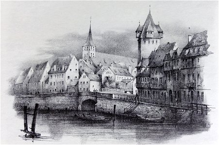 Strasbourg Goldenthurm 1860