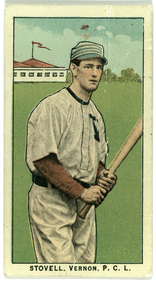 Stovall, Vernon Team, baseball card portrait LCCN2008677355
