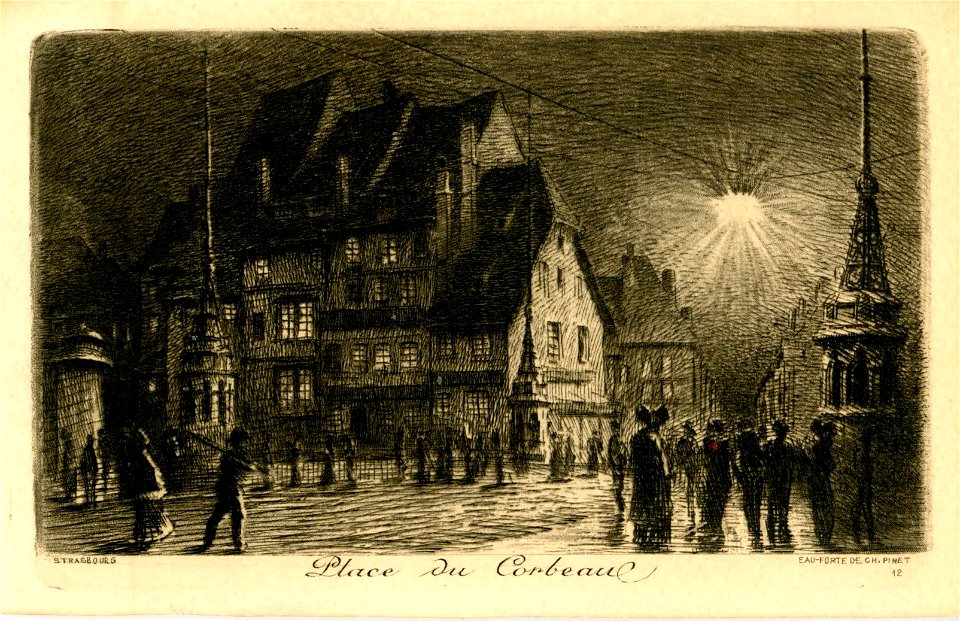 Strasbourg n° 12 Place du Corbeau