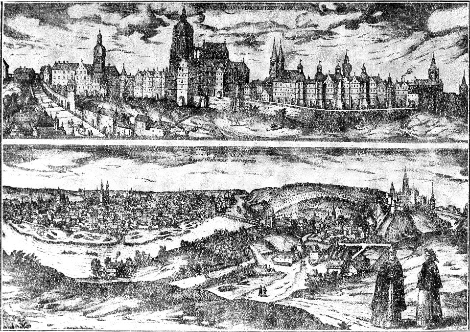 Story of Prague (1920), view of Prague and Prague Castle