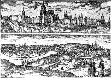 Story of Prague (1920), view of Prague and Prague Castle