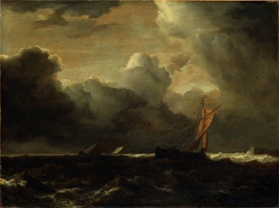 Storm Clouds over the Sea (Jacob Isaackszoon van Ruisdael) - Nationalmuseum - 21087