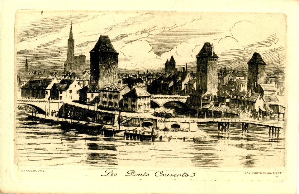 Strasbourg n° 1 Les Ponts Couverts