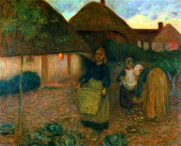 Edward Stott - The Widow's Acre (c. 1900)