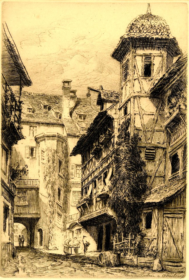 Strasbourg - Cour du Corbeau