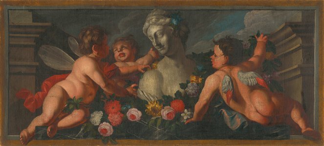 Stredoeurópsky maliar z 18. storočia - Venus Surrounded by Amors - O 2827 - Slovak National Gallery