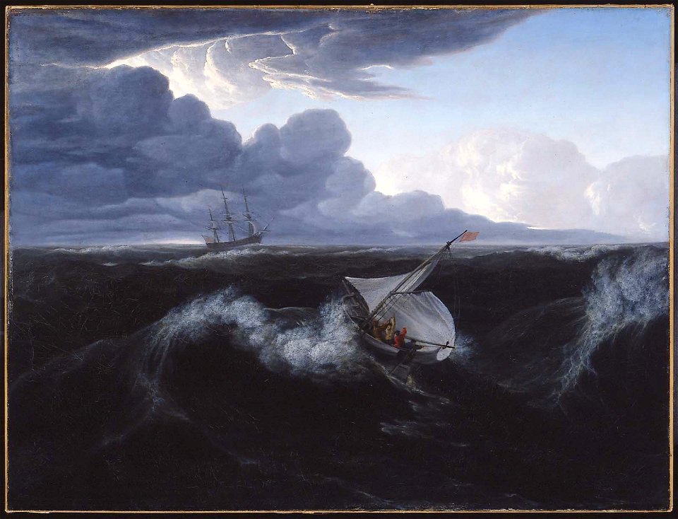 Storm Rising at Sea