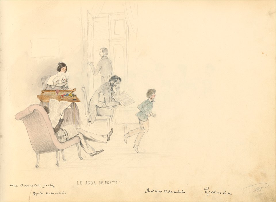 Stredoeurópsky maliar z 19. storočia - Album kresieb z 1847 - 1849 - K 6079-21 - Slovak National Gallery