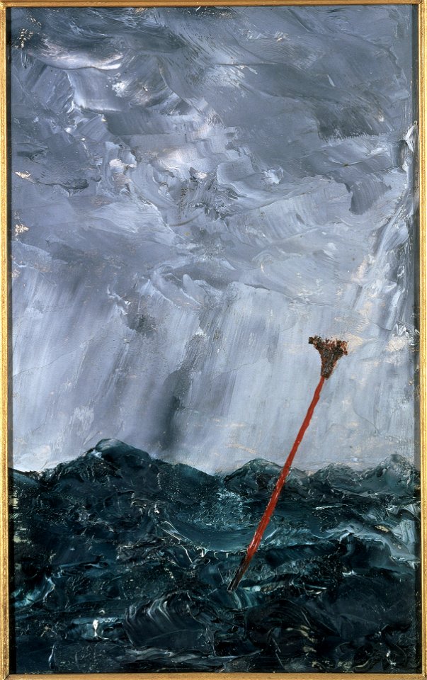 Stormy Sea. Broom Buoy (August Strindberg) - Nationalmuseum - 23224