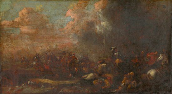 Stredoeurópsky maliar z 18. storočia - Battle Scene - O 2661 - Slovak National Gallery